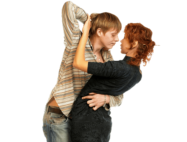 Couple Dancing CloseUp